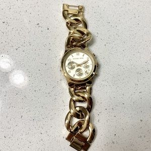 Michael Kors Chronograph Watch Gold